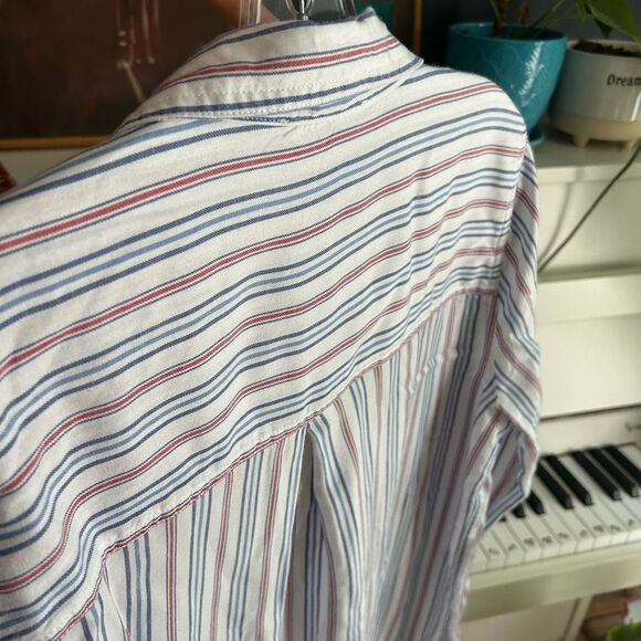 beachlunchlounge Multicolor Striped Blouse L - Picture 13 of 16